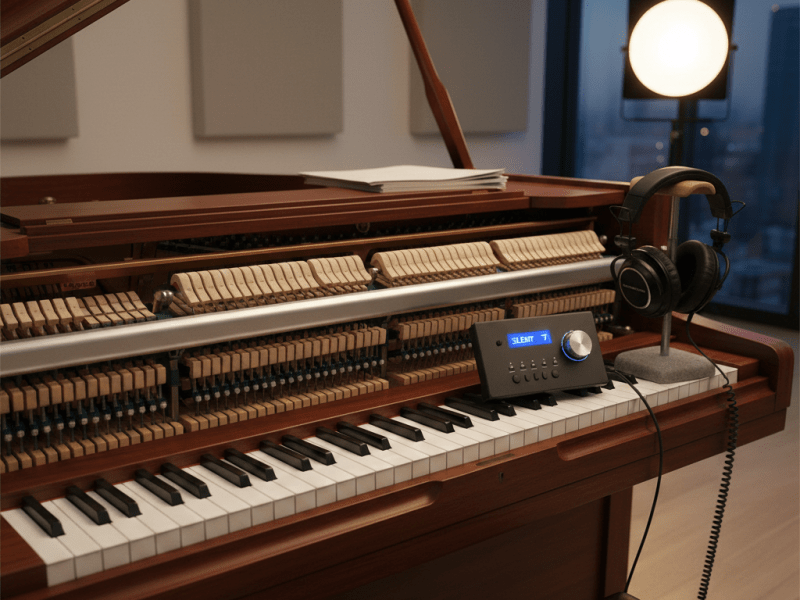 Vì sao tập Piano trên đàn Silent hiệu quả hơn rất nhiều so với đàn cơ thông&nbsp;thường?