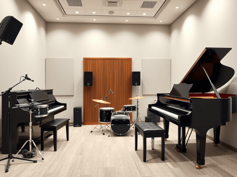 Thuê phòng tập Piano – Drum tại HiepPiano Studio (Hào Nam – gần Nhạc viện Hà&nbsp;Nội)